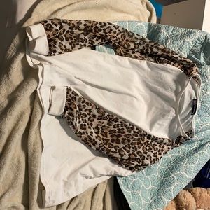 Super cute long sleeved (sheer sleeves) casual top